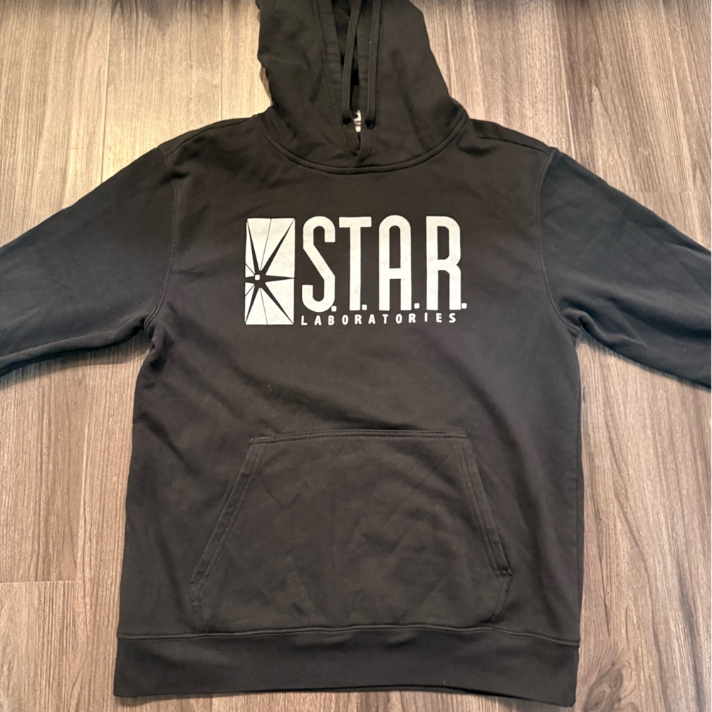 Amazon Black Hoodie with White Print